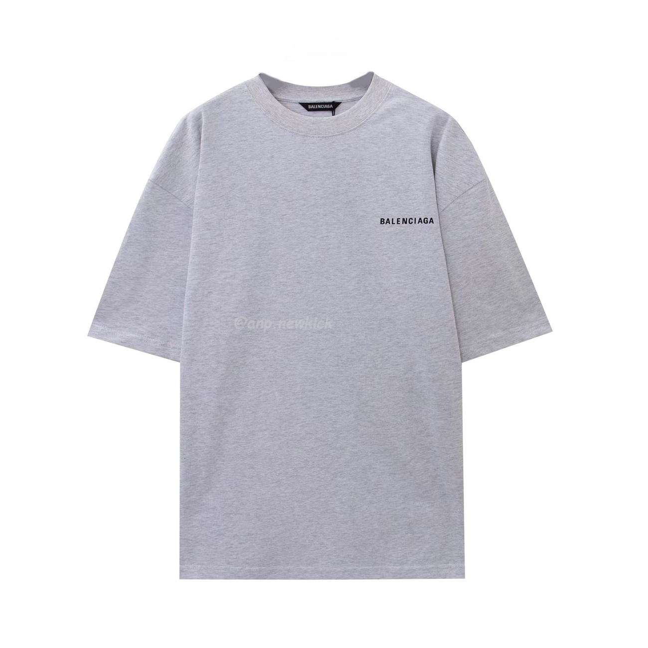 Balenciaga Logo T Shirt Grey (1) - newkick.vip